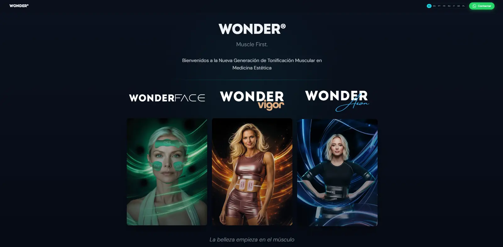 Captura de Wonder Clinic
